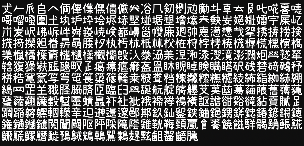 內海字體