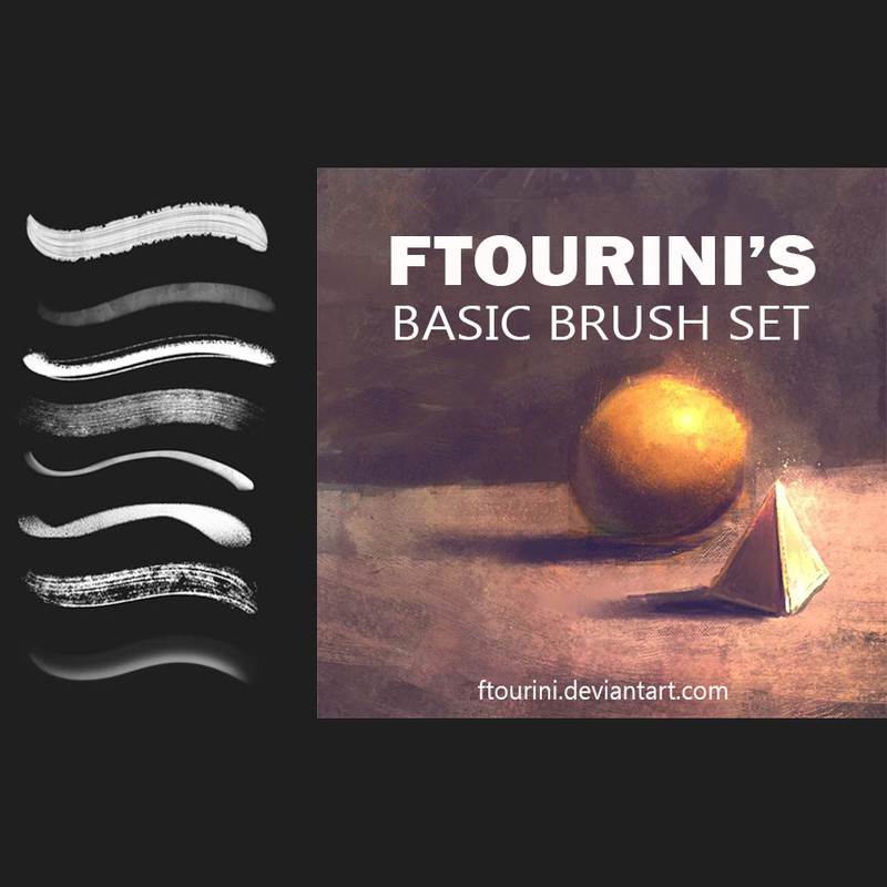 PS筆刷 - Basic Painting Brushes 繪圖筆刷