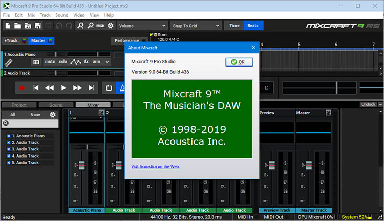 Acoustica Mixcraft Pro Studio 9.0 Build 469